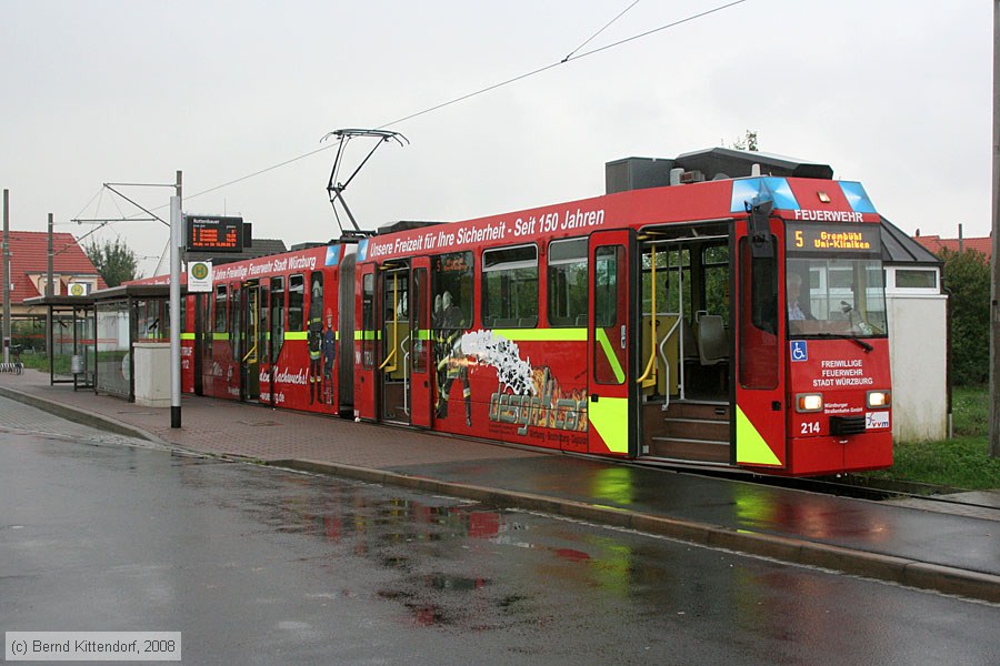 Straßenbahn Würzburg - 214
/ Bild: wuerzburg214_bk0809120177.jpg