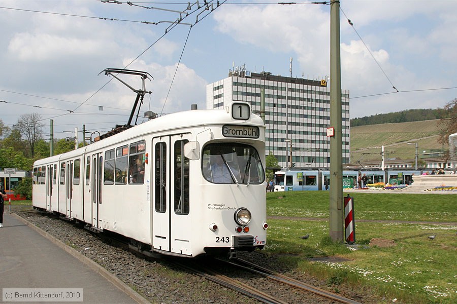Straßenbahn Würzburg - 243
/ Bild: wuerzburg243_bk1004270223.jpg