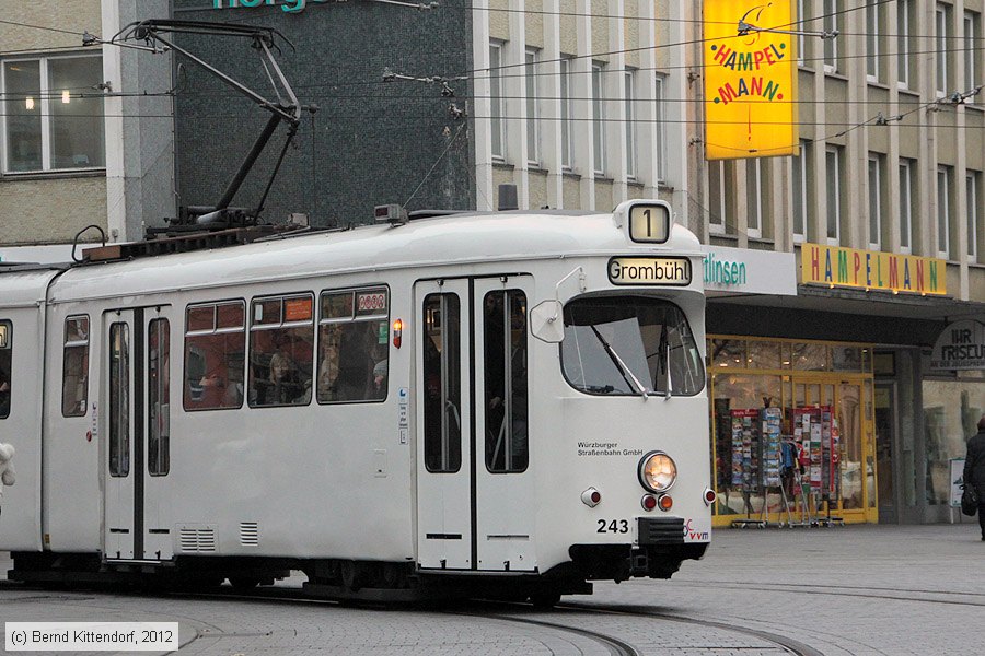 Straßenbahn Würzburg - 243
/ Bild: wuerzburg243_bk1211140116.jpg