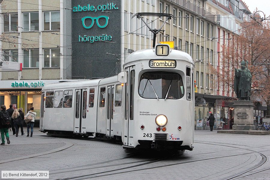 Straßenbahn Würzburg - 243
/ Bild: wuerzburg243_bk1211140119.jpg