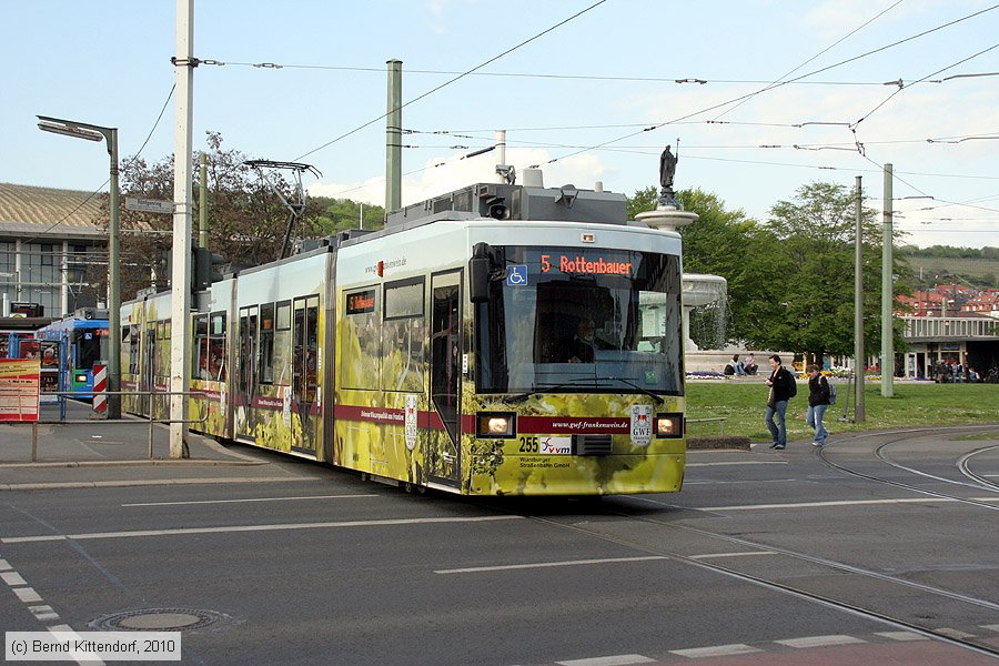 Straßenbahn Würzburg - 255
/ Bild: wuerzburg255_bk1004270486.jpg