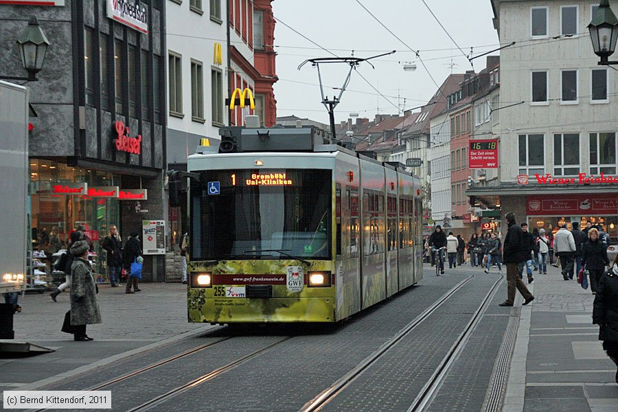 Straßenbahn Würzburg - 255
/ Bild: wuerzburg255_bk1102010174.jpg