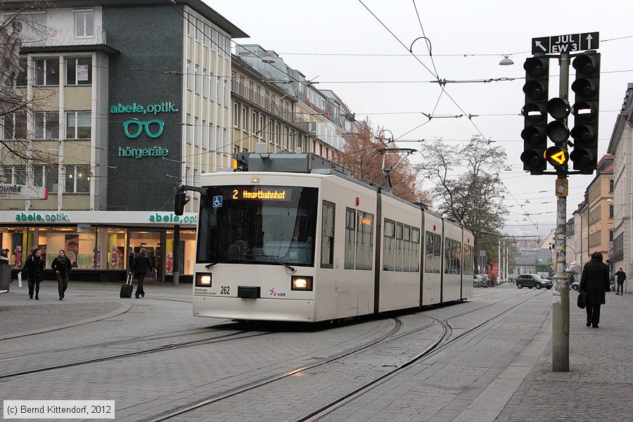 Straßenbahn Würzburg - 262
/ Bild: wuerzburg262_bk1211140115.jpg