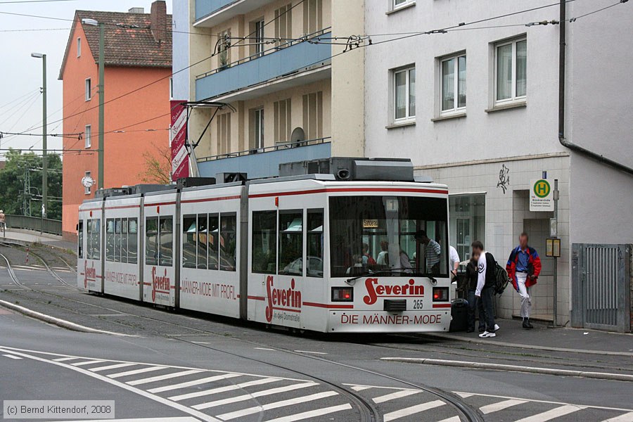 Straßenbahn Würzburg - 265
/ Bild: wuerzburg265_bk0809120160.jpg