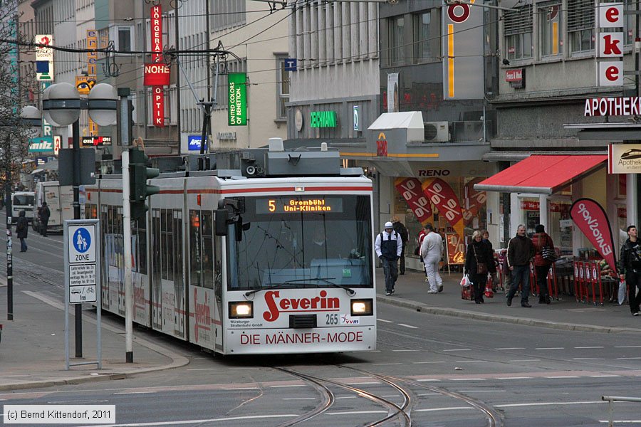 Straßenbahn Würzburg - 265
/ Bild: wuerzburg265_bk1102010157.jpg