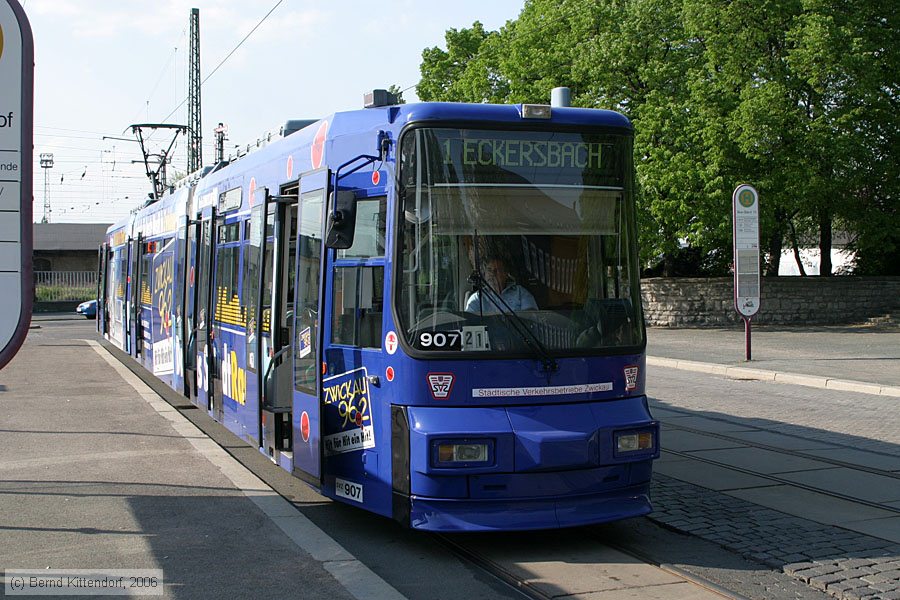 Straßenbahn Zwickau - 907
/ Bild: zwickau907_bk0605120194.jpg