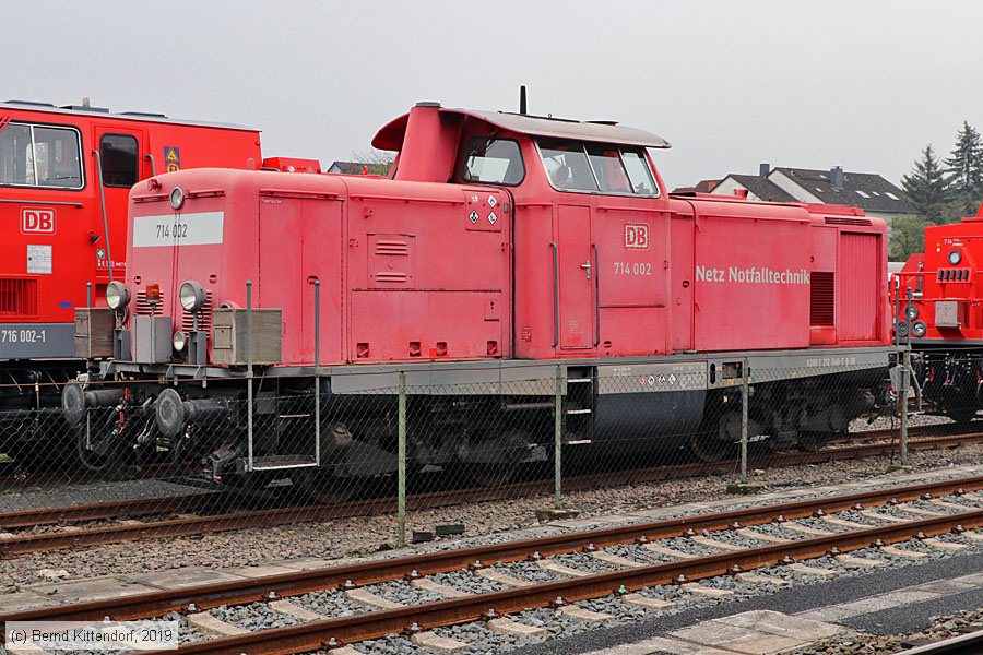 Deutsche Bahn - 714 002
/ Bild: db714002_bk1910280033.jpg