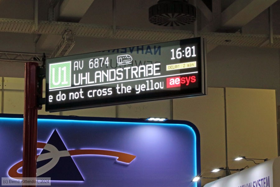 InnoTrans 2024 - aesys - Display
/ Bild: ifaesys_bk2409240061.jpg