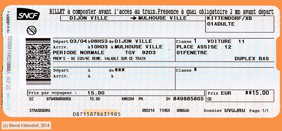 SNCF - Fahrkarte
/ Bild: sncf_fk20140403premxb.jpg