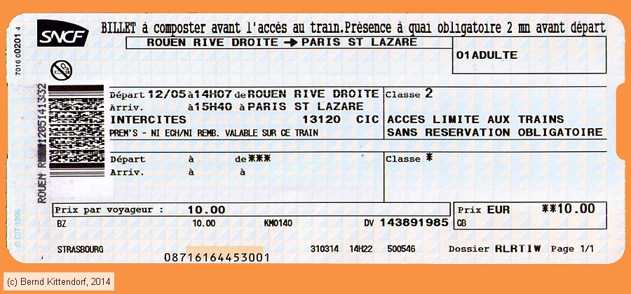 SNCF - Fahrkarte
/ Bild: sncf_fk20140512efka.jpg