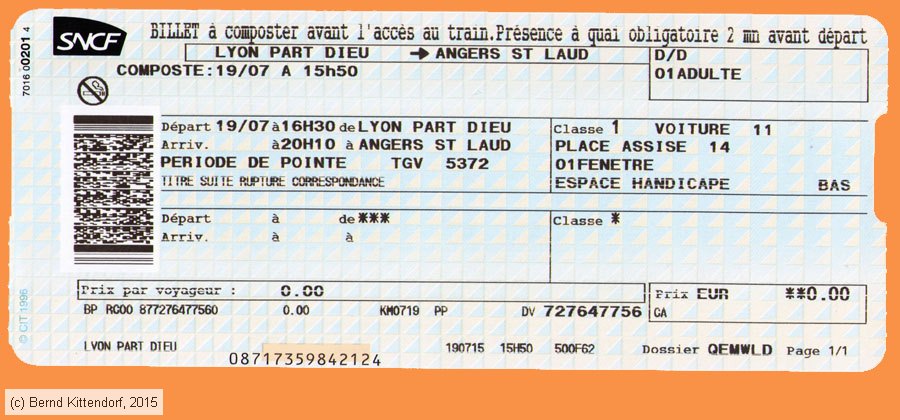 SNCF - Fahrkarte
/ Bild: sncf_fk20150719tsrc1.jpg SNCF - Fahrkarte
/ Bild: sncf_fk20150719tsrc1.jpg