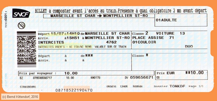 SNCF - Fahrkarte
/ Bild: sncf_fk20160715fkpr71.jpg