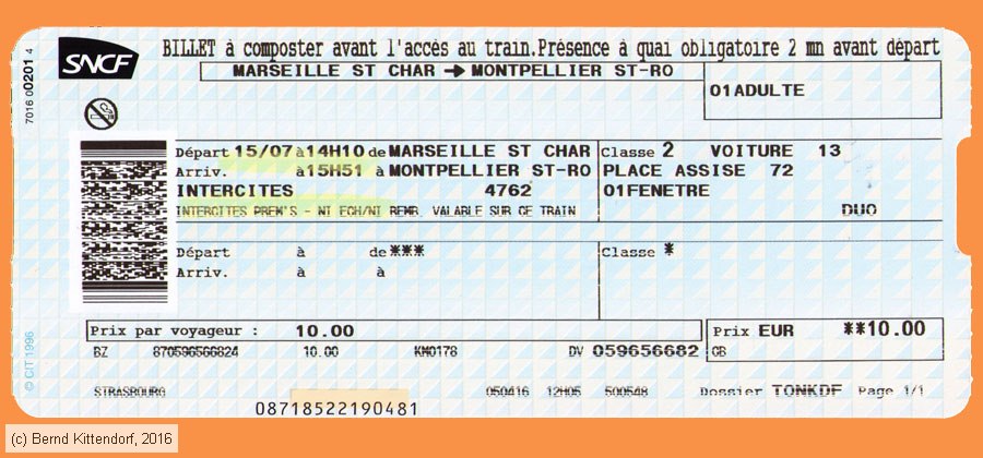 SNCF - Fahrkarte
/ Bild: sncf_fk20160715fkpr72.jpg