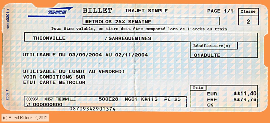 SNCF - Fahrkarte
/ Bild: sncf_fk20040903e.jpg