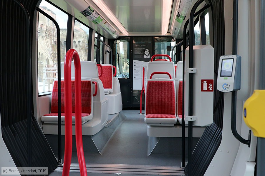 Stra&szlig;enbahn Avignon - 104 - Innenansicht
/ Bild: avignon104_bk1911040233.jpg