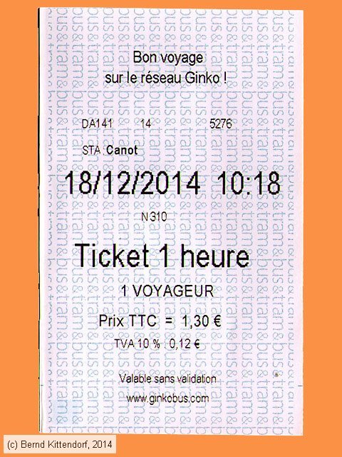 Besançon - Ginko - Fahrkarte
/ Bild: besancon_fk20141218t1h.jpg Besançon - Ginko - Fahrkarte
/ Bild: besancon_fk20141218t1h.jpg