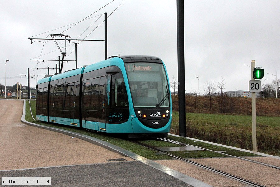 Straßenbahn Besançon - 809
/ Bild: besancon809_bk1412160123.jpg Straßenbahn Besançon - 809
/ Bild: besancon809_bk1412160123.jpg