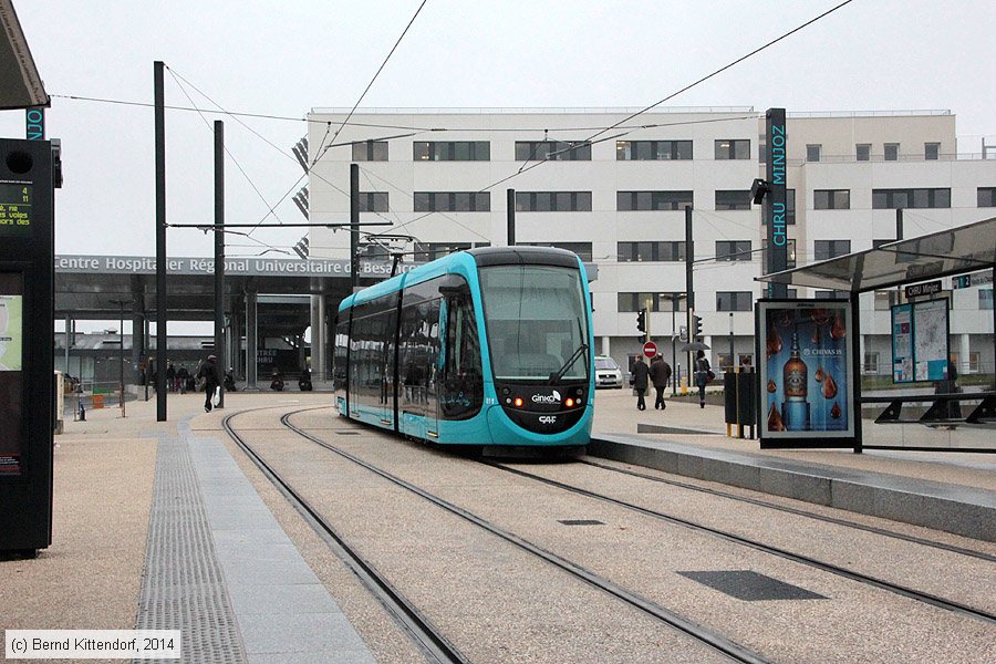 Straßenbahn Besançon - 811
/ Bild: besancon811_bk1412160064.jpg