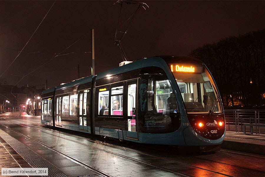 Straßenbahn Besançon - 819
/ Bild: besancon819_bk1412150137.jpg