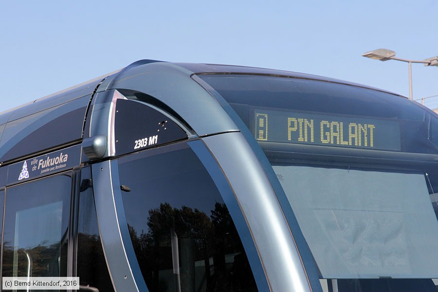 Straßenbahn Bordeaux - 2303
/ Bild: bordeaux2303_bk1610210101.jpg Straßenbahn Bordeaux - 2303
/ Bild: bordeaux2303_bk1610210101.jpg