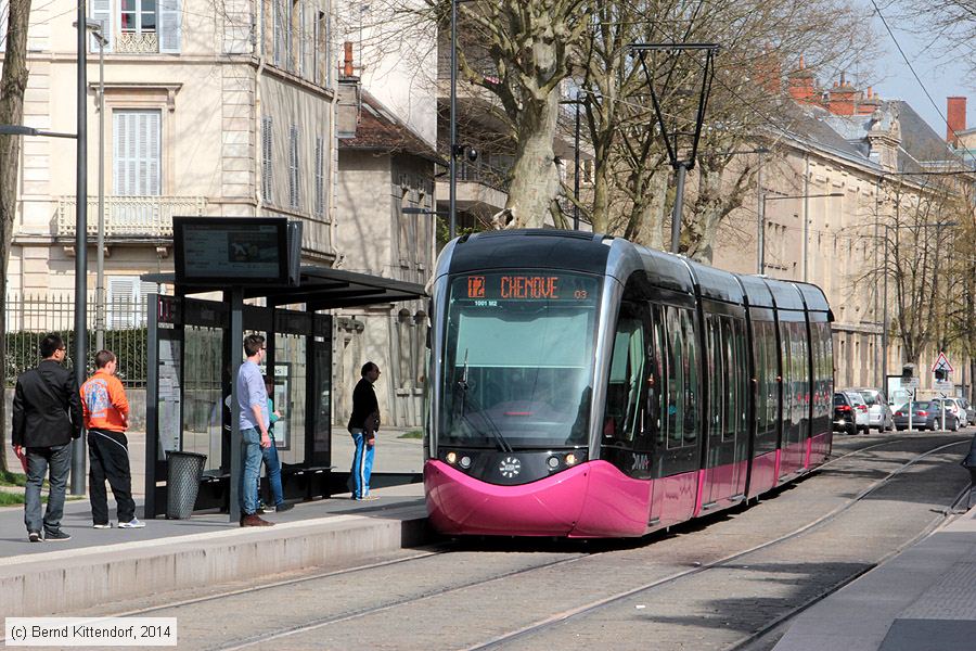 Straßenbahn Dijon - 1001
/ Bild: dijon1001_bk1404010259.jpg