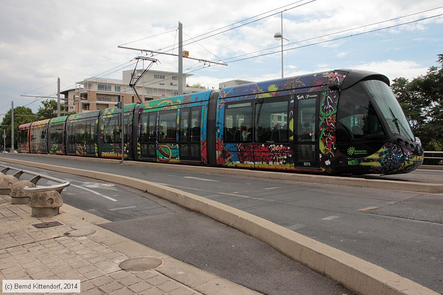 Straßenbahn Montpellier - 2073
/ Bild: montpellier2073_bk1406250098.jpg Straßenbahn Montpellier - 2073
/ Bild: montpellier2073_bk1406250098.jpg