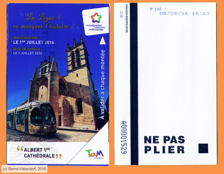 Montpellier - TAM - Fahrkarte
/ Bild: montpellier_fk20160805fam24h.jpg