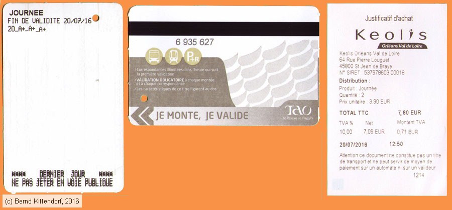 Orléans - TAO - Fahrkarte
/ Bild: orleans_fk20160720journee.jpg Orléans - TAO - Fahrkarte
/ Bild: orleans_fk20160720journee.jpg