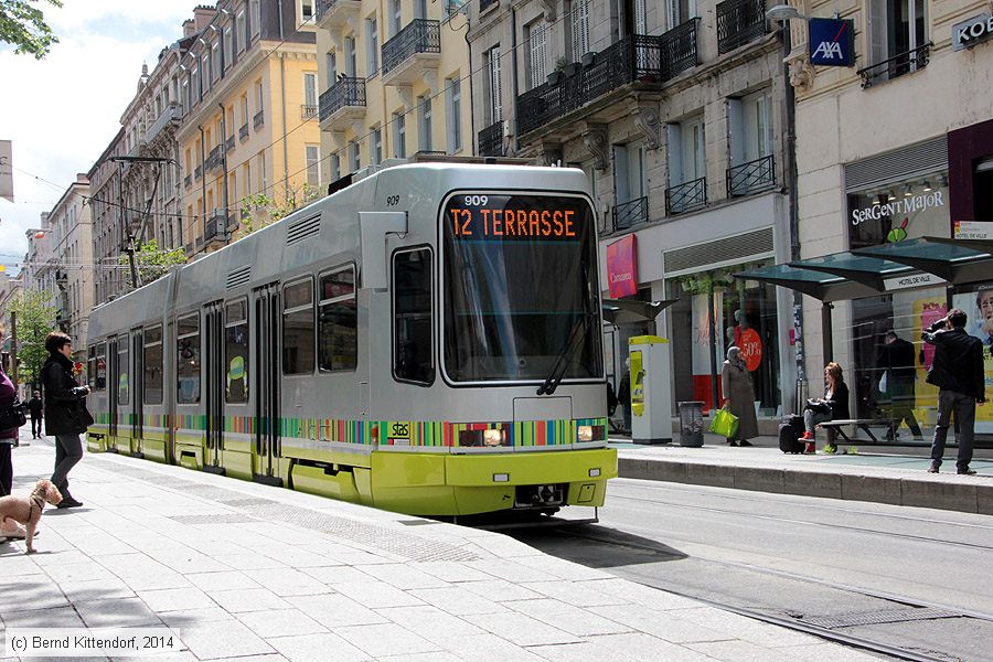 Straßenbahn Saint-Étienne - 909
/ Bild: saintetienne909_bk1404280243.jpg