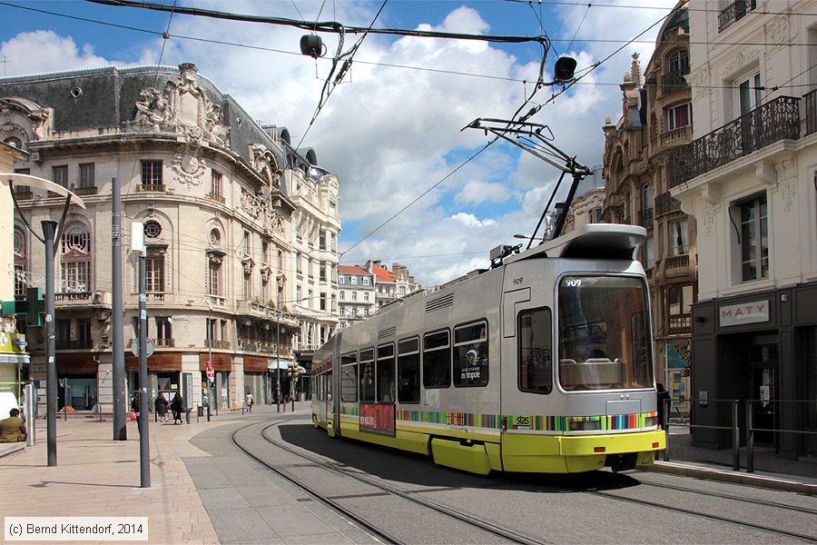 Straßenbahn Saint-Étienne - 909
/ Bild: saintetienne909_bk1404280291.jpg