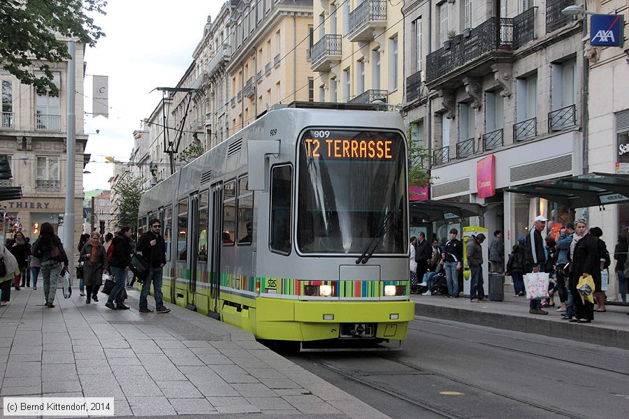 Straßenbahn Saint-Étienne - 909
/ Bild: saintetienne909_bk1404280338.jpg