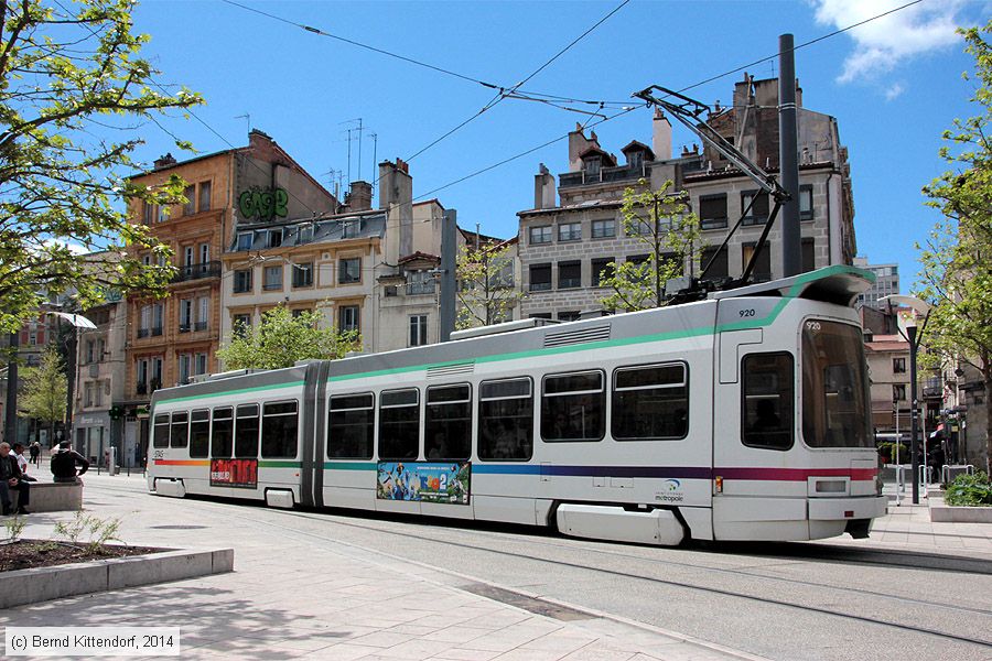 Straßenbahn Saint-Étienne - 920
/ Bild: saintetienne920_bk1404280305.jpg