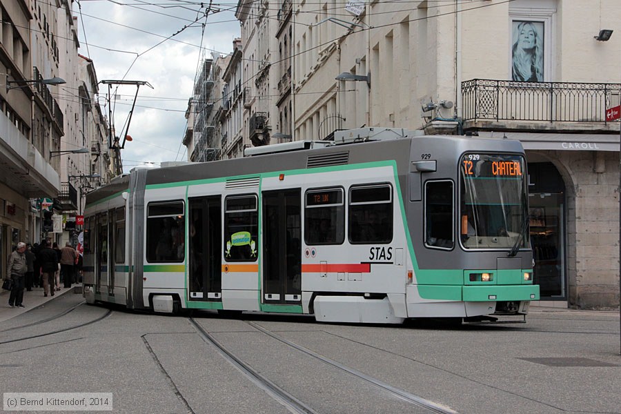 Straßenbahn Saint-Étienne - 929
/ Bild: saintetienne929_bk1404280314.jpg