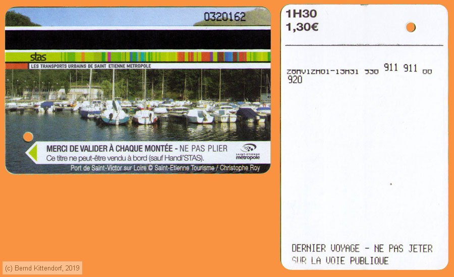 Saint-&Eacute;tienne - STAS - Fahrkarte
/ Bild: saintetienne_fk20140428efk162.jpg