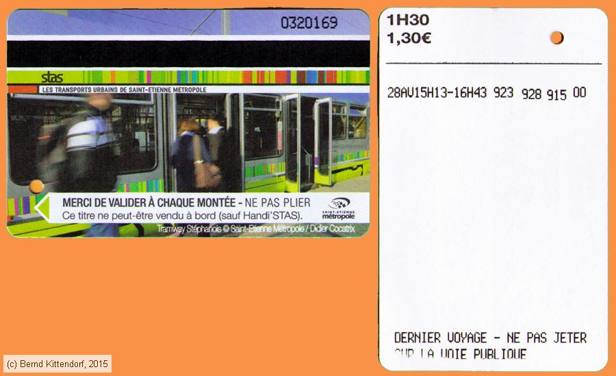 Saint-&Eacute;tienne - STAS - Fahrkarte
/ Bild: saintetienne_fk20140428efk169.jpg