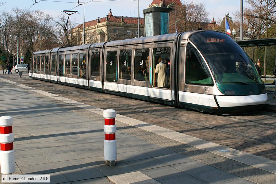 Straßenbahn Strasbourg - 1002
/ Bild: strasbourg1002_bk0802230260.jpg Straßenbahn Strasbourg - 1002
/ Bild: strasbourg1002_bk0802230260.jpg