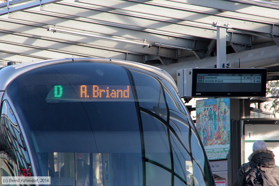 Stra&szlig;enbahn Strasbourg - 1033
/ Bild: strasbourg1033_bk1411080131.jpg