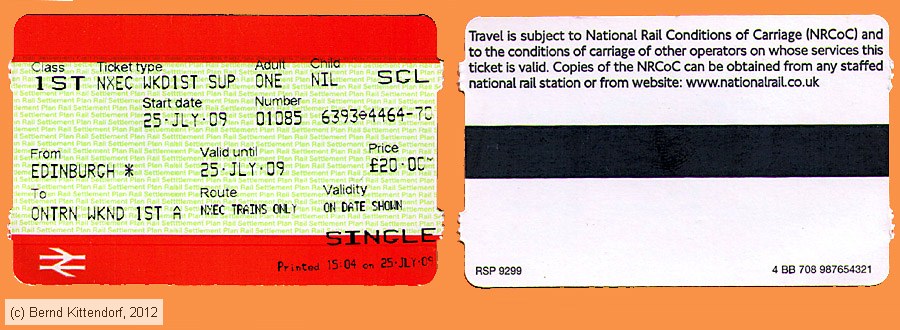 National Rail - Weekend Upgrade
/ Bild: br_fk20090725wkd1st.jpg