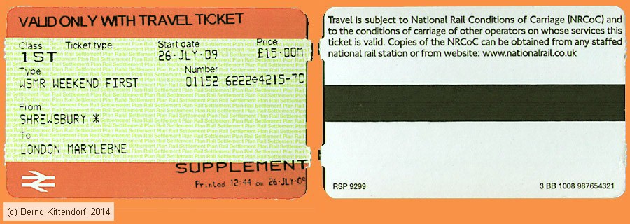 National Rail - Weekend First
/ Bild: br_fk20090726we1st.jpg