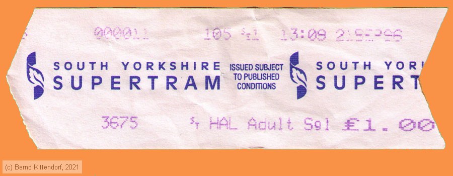 Stra&szlig;enbahn Sheffield - Fahrkarte
/ Bild: sheffield_fk19960921sgl13.jpg