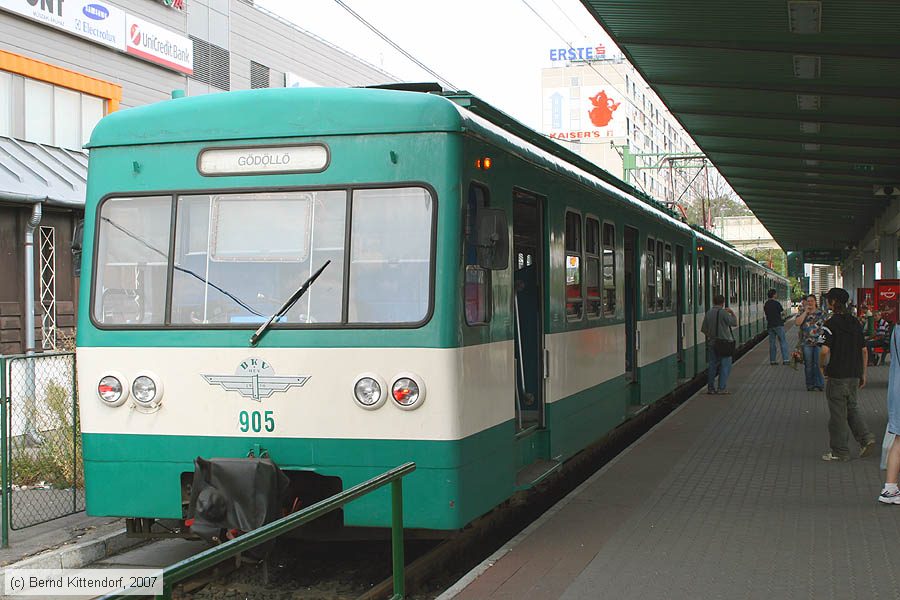 Budapest - Vorortbahn HEV - 905
/ Bild: budapesthev905_bk0708090266.jpg