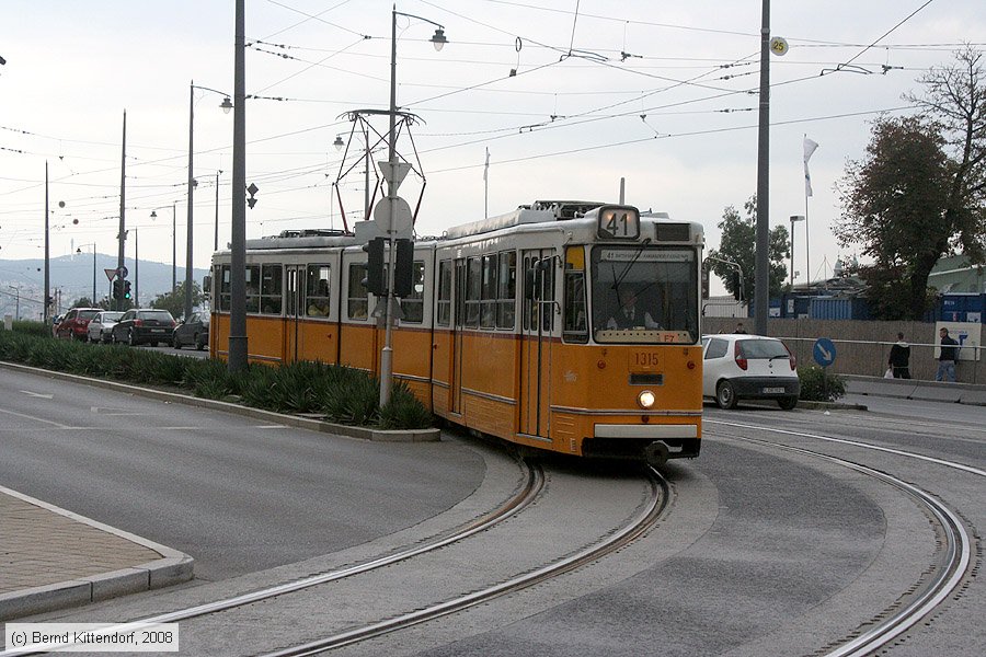 Budapest - Straßenbahn - 1315
/ Bild: budapest1315_bk0809190376.jpg