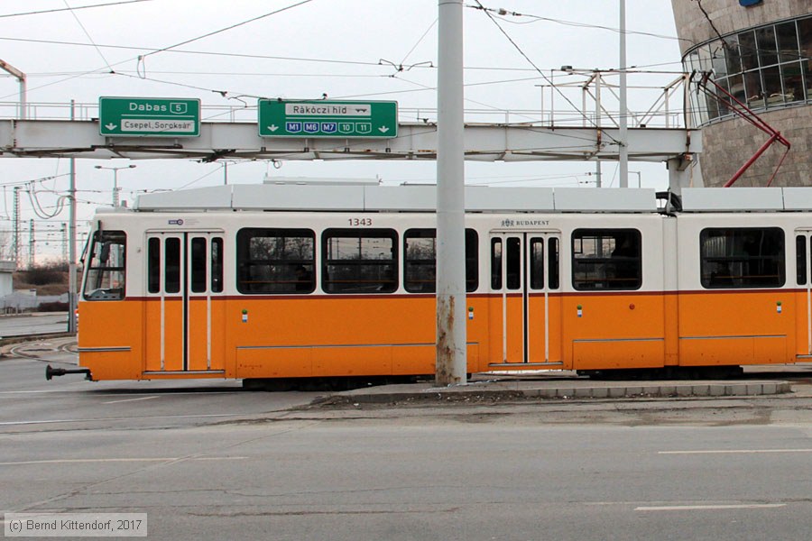 Budapest - Straßenbahn - 1343
/ Bild: budapest1343_bk1703010230.jpg Budapest - Straßenbahn - 1343
/ Bild: budapest1343_bk1703010230.jpg