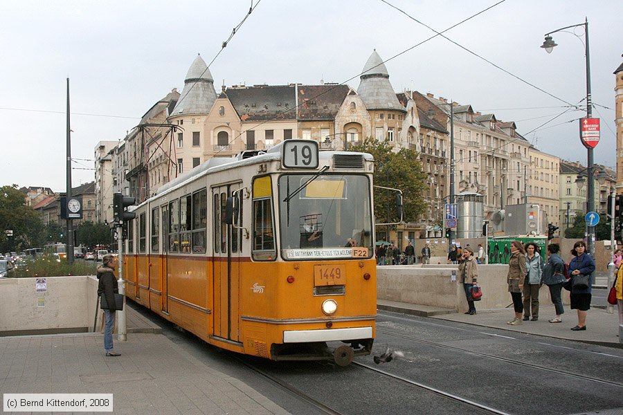 Budapest - Straßenbahn - 1449
/ Bild: budapest1449_bk0809190424.jpg