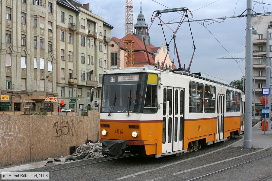 Budapest - Straßenbahn - 4014
/ Bild: budapest4014_bk0809190414.jpg Budapest - Straßenbahn - 4014
/ Bild: budapest4014_bk0809190414.jpg