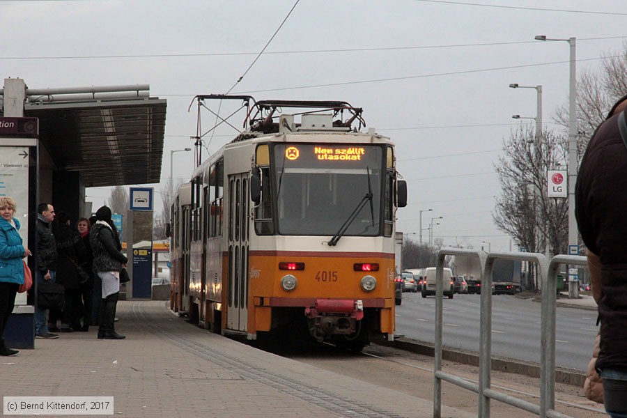 Budapest - Straßenbahn - 4015
/ Bild: budapest4015_bk1702270426.jpg Budapest - Straßenbahn - 4015
/ Bild: budapest4015_bk1702270426.jpg