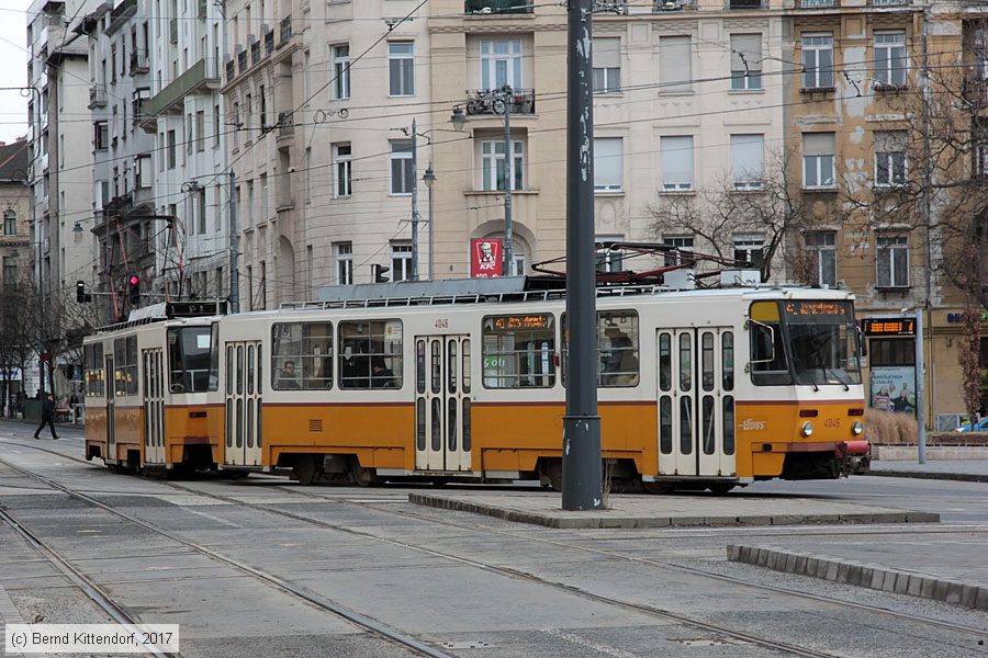 Budapest - Straßenbahn - 4046
/ Bild: budapest4046_bk1703010114.jpg Budapest - Straßenbahn - 4046
/ Bild: budapest4046_bk1703010114.jpg