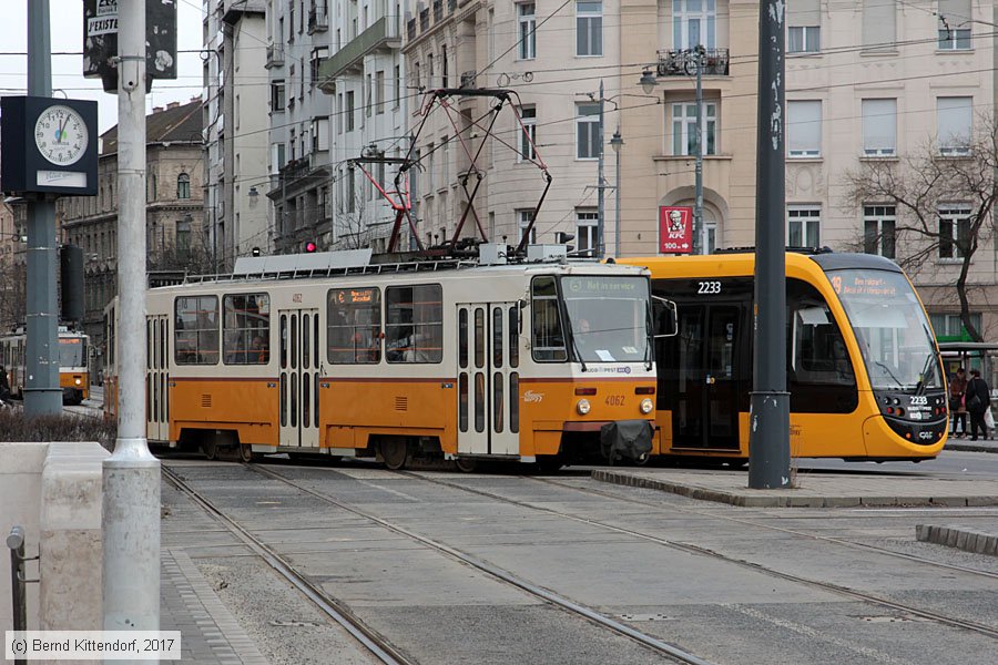 Budapest - Straßenbahn - 4062
/ Bild: budapest4062_bk1703010103.jpg Budapest - Straßenbahn - 4062
/ Bild: budapest4062_bk1703010103.jpg
