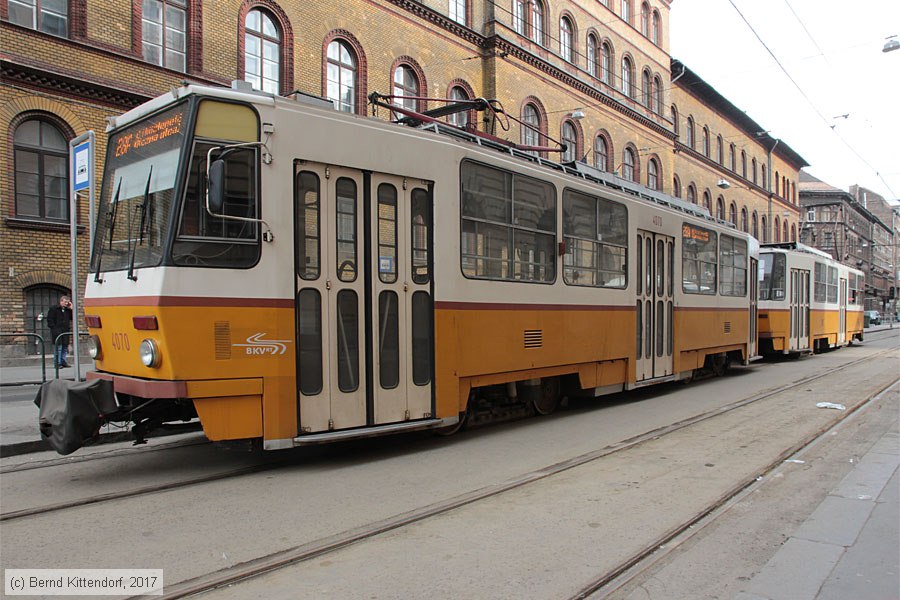 Budapest - Straßenbahn - 4070
/ Bild: budapest4070_bk1702260013.jpg Budapest - Straßenbahn - 4070
/ Bild: budapest4070_bk1702260013.jpg