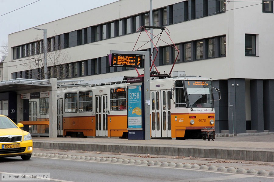 Budapest - Straßenbahn - 4078
/ Bild: budapest4078_bk1703010199.jpg Budapest - Straßenbahn - 4078
/ Bild: budapest4078_bk1703010199.jpg